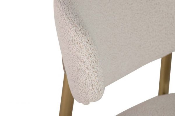 SILLA CHENILLA ACERO INOXIDABLE LECCE 54x57x81 CM - Imagen 3
