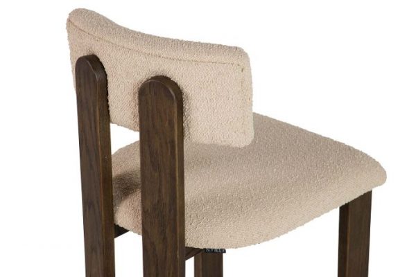 SILLA MADERA FRESNO BEIGE 48x53x78 CM - Imagen 2