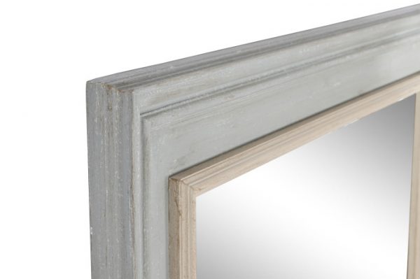 ESPEJO MADERA ESPEJO 150X5X90 GRIS - Imagen 2