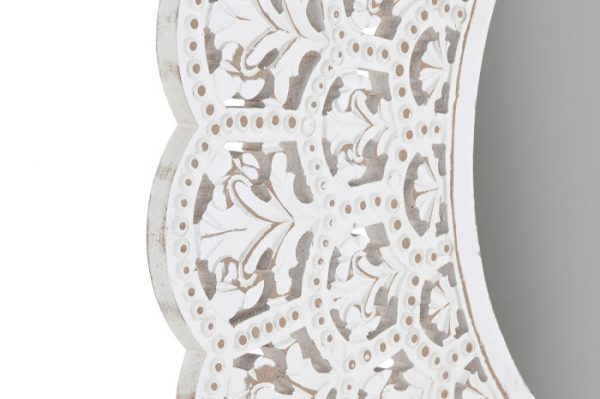 ESPEJO MANGO MDF 89X2X89 DECAPE BLANCO - Imagen 2