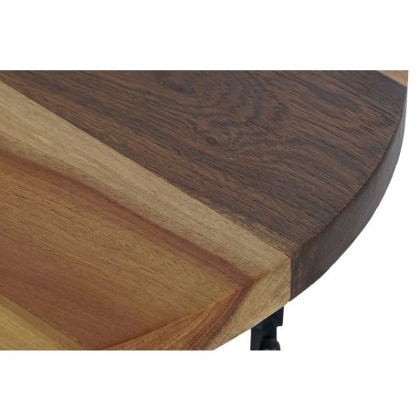 MESITA AUXILIAR MADERA 45X45X42 63CM AJUSTABLE 62C - Imagen 3