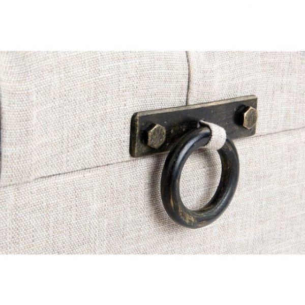 DESCALZADORA LINO MDF 101X42X43 BEIGE - Imagen 3