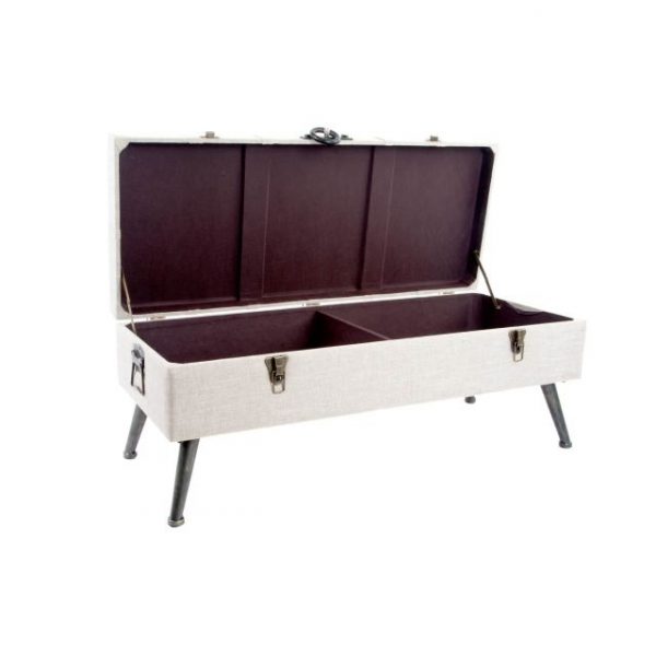 DESCALZADORA LINO MDF 101X42X43 BEIGE - Imagen 4