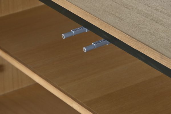 MUEBLE TV PAULOWNIA METAL 180X40X55 31,44 NATURAL - Imagen 9