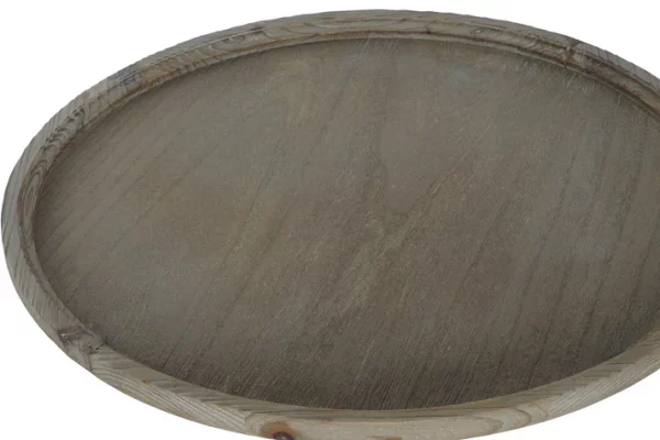 MESITA AUXILIAR ABETO METAL 60X60X63,5 NEGRO - Imagen 2