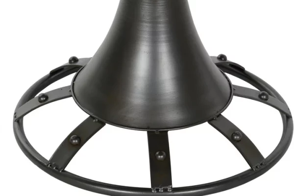 MESITA AUXILIAR ABETO METAL 60X60X63,5 NEGRO - Imagen 4