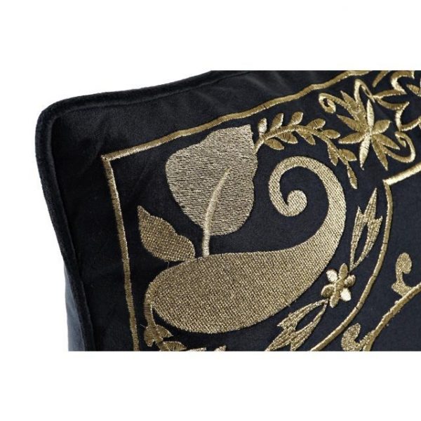 COJIN POLIESTER 45X10X45 600 GR, BORDADO NEGRO - Imagen 2
