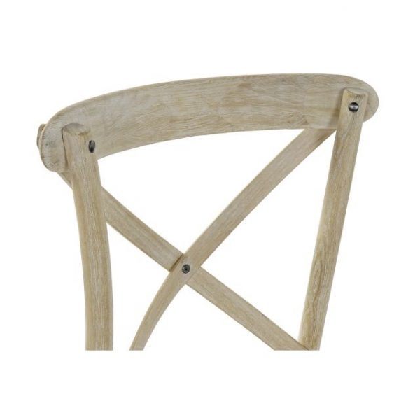 SILLA OLMO RATAN 50X52,5X88 CROSSBACK ENVEJECIDO - Imagen 3
