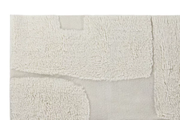 ALFOMBRA LANA ALGODON 120X170 2800 GSM RELIEVE - Imagen 2