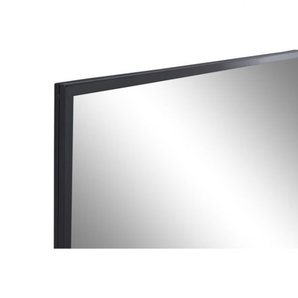 ESPEJO HIERRO CRISTAL 90X2X150 VENTANA NEGRO - Imagen 2