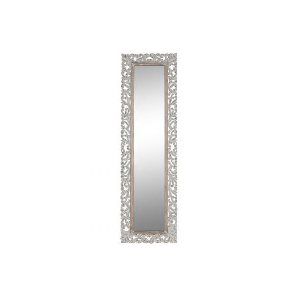ESPEJO MANGO CRISTAL 44X3X152 DECAPE BLANCO