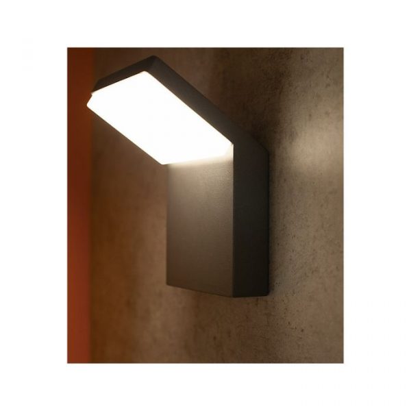 APLIQUE EXTERIOR ALPINE GRIS OSCURO LED 6W 7045 MANTRA - Imagen 2