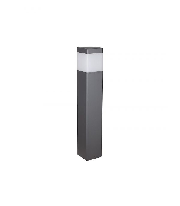 BALIZA EXTERIOR CUADRADA CHICAGO GRIS OSCURO 8109 MANTRA
