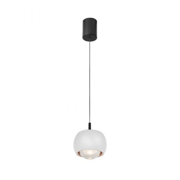 COLGANTE 1 LUZ ROLLER BLANCO 8405 MANTRA