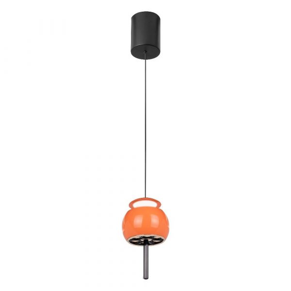 COLGANTE 1 LUZ ROLLER NARANJA 8409 MANTRA