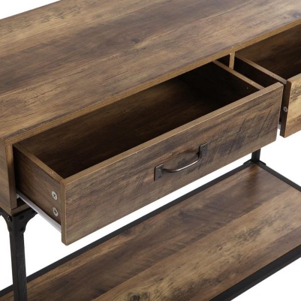 CONSOLA 2 CAJONES 100x35x76 - Imagen 5