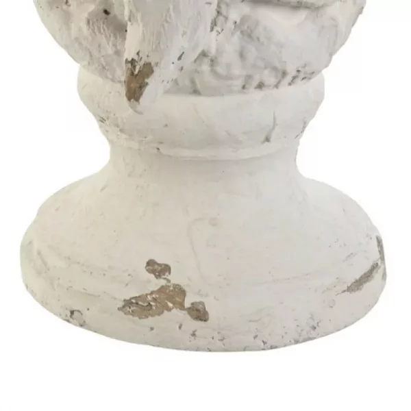 DECORACION RESINA 23X23X51 DECAPE BLANCO - Imagen 2