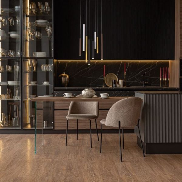 LÁMPARA LED 48W CALA BLANCO NEGRO ORO CORTEN 8083 MANTRA - Imagen 2