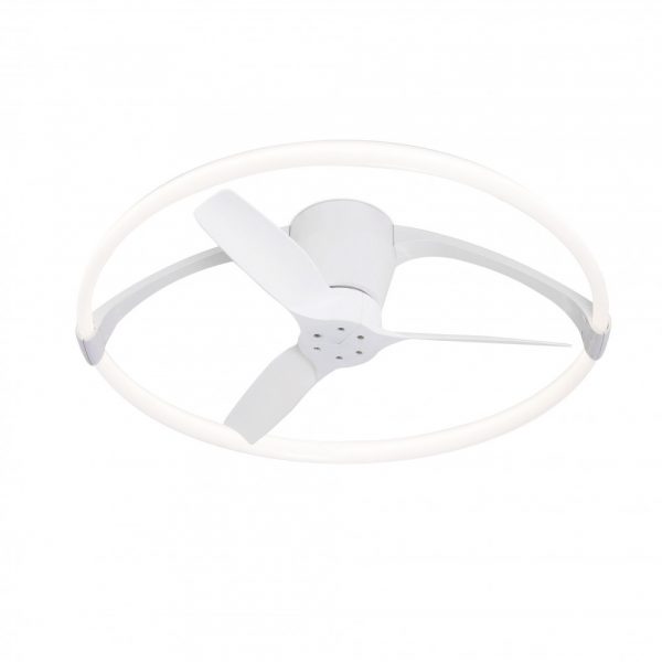 NEPAL MINI VENTILADOR BLANCO LED 7801 MANTRA - Imagen 2