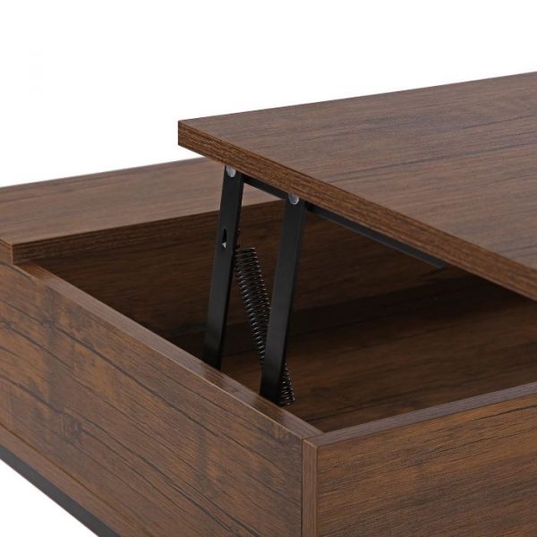 MESA DE CENTRO ELEVABLE OSCURA - Imagen 7