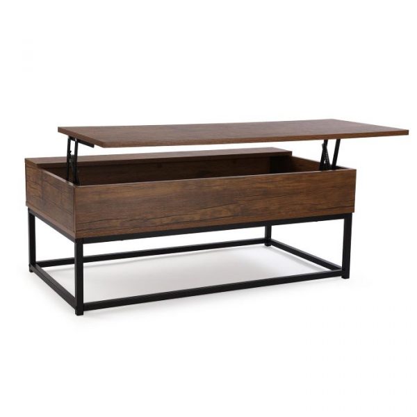 MESA DE CENTRO ELEVABLE OSCURA - Imagen 4