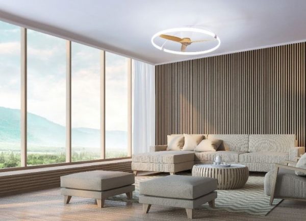 NEPAL VENTILADOR BLANCO/HAYA LED 7532 MANTRA - Imagen 5