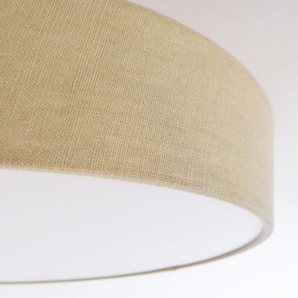 SULION MOON PLAFÓN LINO BEIGE Ø40 - Imagen 2