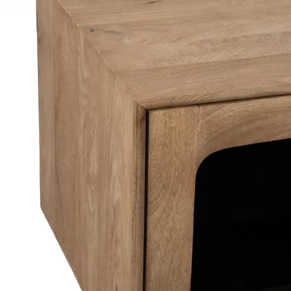 MUEBLE TV NATURAL MADERA DE MANGO SALÓN 180 X 40,50 X 48 CM - Imagen 5