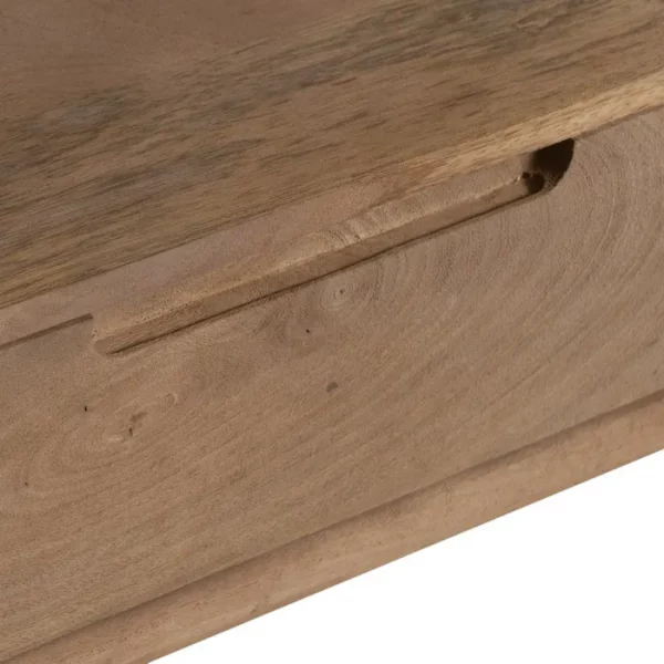 MUEBLE TV NATURAL MADERA DE MANGO SALÓN 180 X 40,50 X 48 CM - Imagen 9