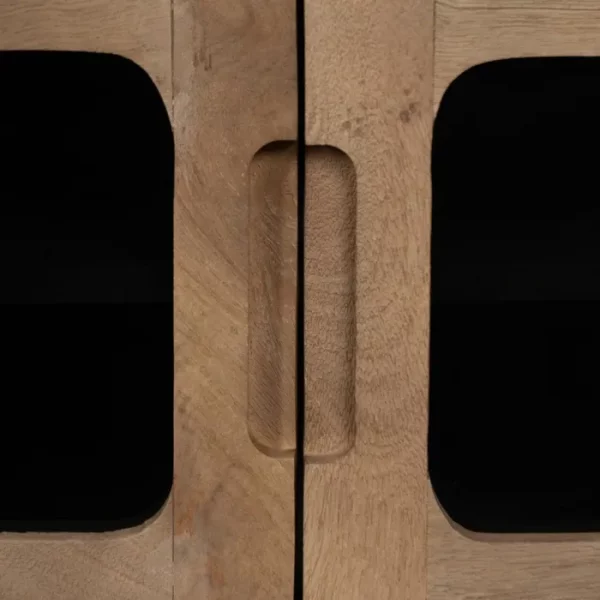 MUEBLE TV NATURAL MADERA DE MANGO SALÓN 180 X 40,50 X 48 CM - Imagen 11