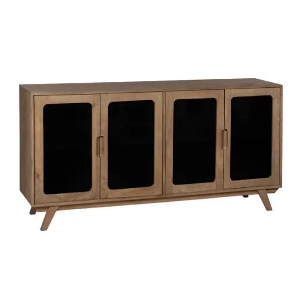 APARADOR NATURAL MADERA DE MANGO SALÓN 162 X 41 X 83 CM - Imagen 3