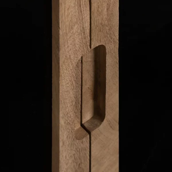 APARADOR NATURAL MADERA DE MANGO SALÓN 162 X 41 X 83 CM - Imagen 8