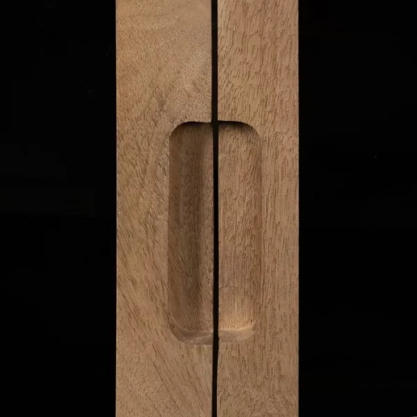 APARADOR NATURAL MADERA DE MANGO SALÓN 162 X 41 X 83 CM - Imagen 11