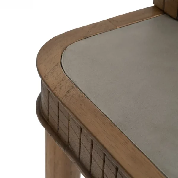 ESCRITORIO MADERA-MICROCEMENTO SALÓN 150 X 60 X 82 CM - Imagen 4