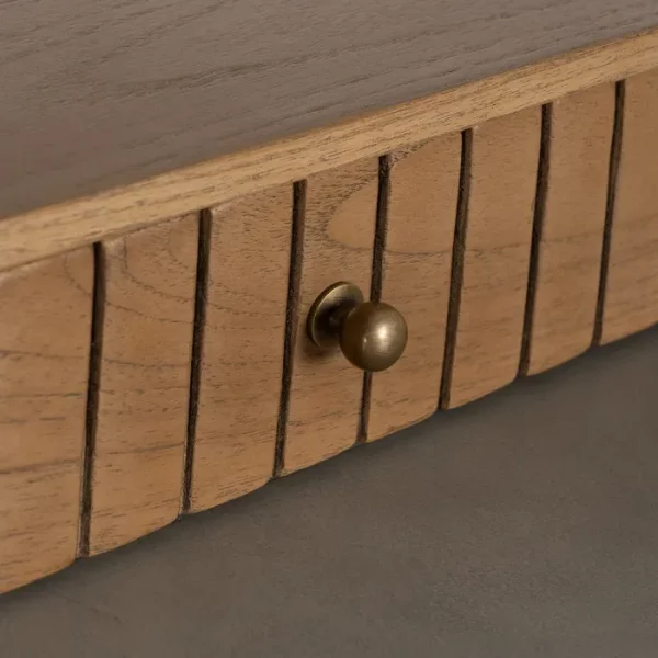 ESCRITORIO MADERA-MICROCEMENTO SALÓN 150 X 60 X 82 CM - Imagen 6