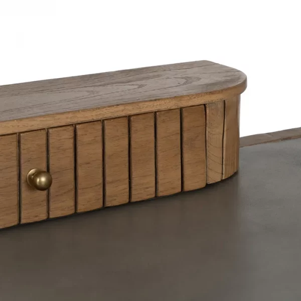 ESCRITORIO MADERA-MICROCEMENTO SALÓN 150 X 60 X 82 CM - Imagen 7