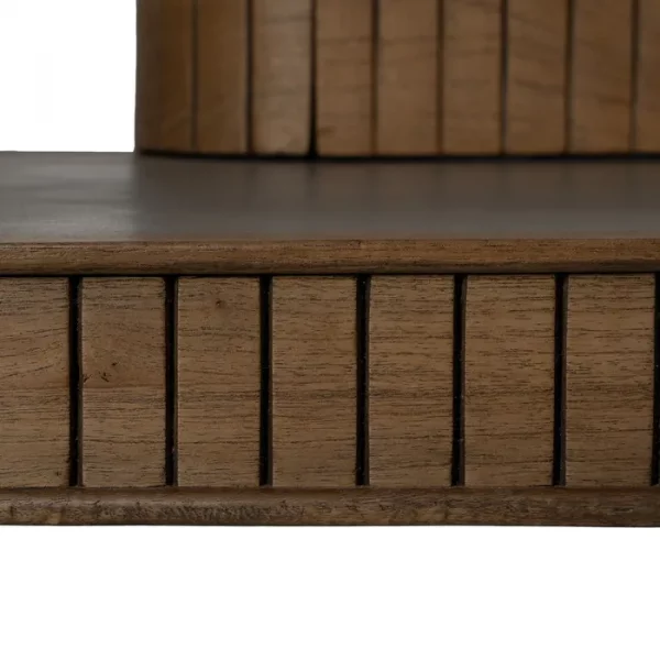 ESCRITORIO MADERA-MICROCEMENTO SALÓN 150 X 60 X 82 CM - Imagen 9