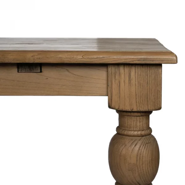 MESA COMEDOR MADERA DE ROBLE SALÓN 300 X 98 X 77 CM - Imagen 5