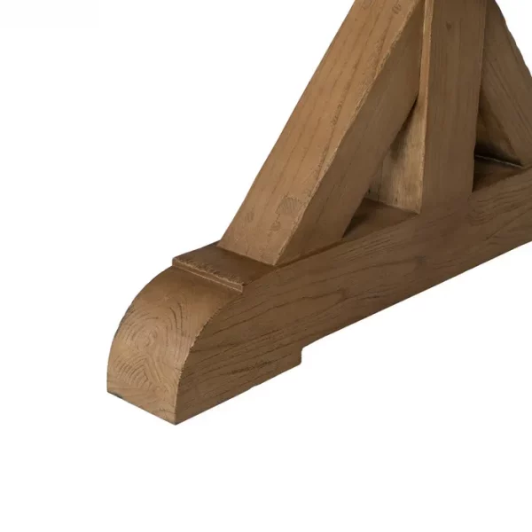 MESA COMEDOR MADERA DE ROBLE SALÓN 240 X 98 X 76 CM - Imagen 9