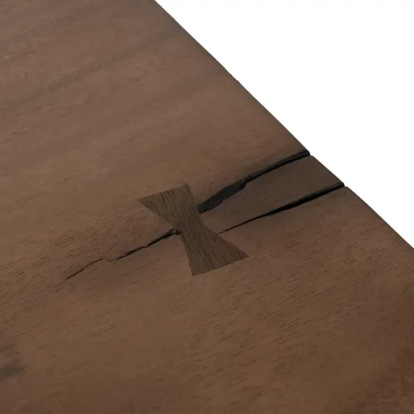 MESA COMEDOR MADERA-METAL SALÓN 300 X 98 X 77 CM - Imagen 4