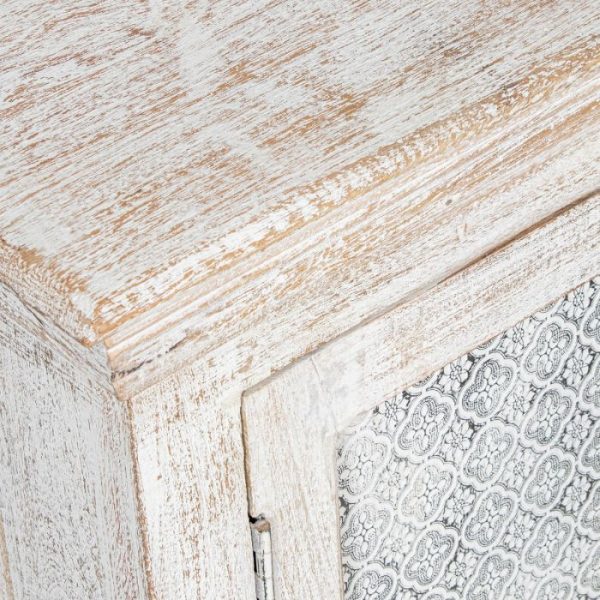 APARADOR MADERA MANGO C/4 PUERTAS 180x40x90CM - Imagen 5