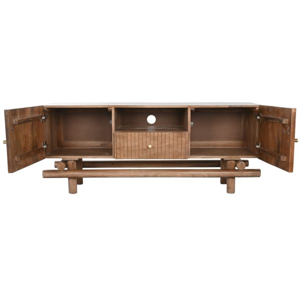 MUEBLE TV MANGO 145X42X60 NATURAL - Imagen 4