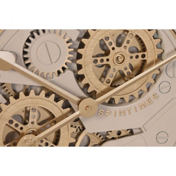 RELOJ PARED HIERRO CRISTAL 60X8X60 MOVIMIENTO - Imagen 3
