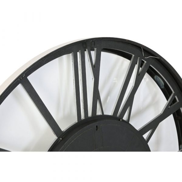 RELOJ PARED HIERRO 102X9,5X102 MOVIMIENTO PLATEADO - Imagen 4