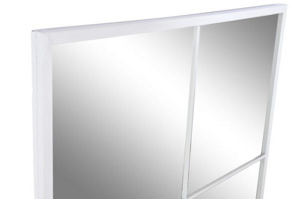 ESPEJO HIERRO ESPEJO 60X2X150 VENTANA BLANCO - Imagen 2