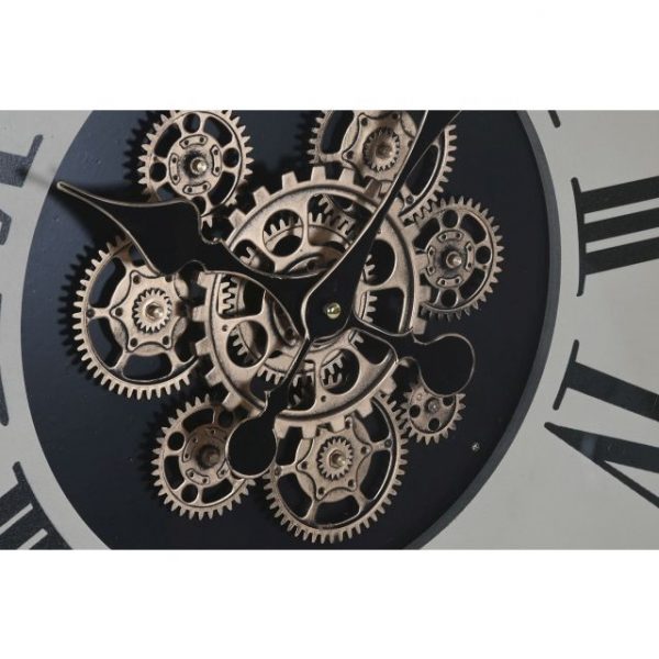 RELOJ PARED METAL PINO 74X9X91 MOVIMIENTO NATURAL - Imagen 3