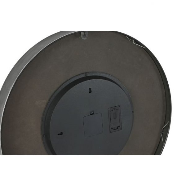 RELOJ PARED METAL CRISTAL 60X8X60 MOVIMIENTO NEGRO - Imagen 4