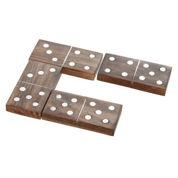 JUEGO SET 3 SHEESHAM LATON 23X10X8 2 JUEGOS MARRON - Imagen 4