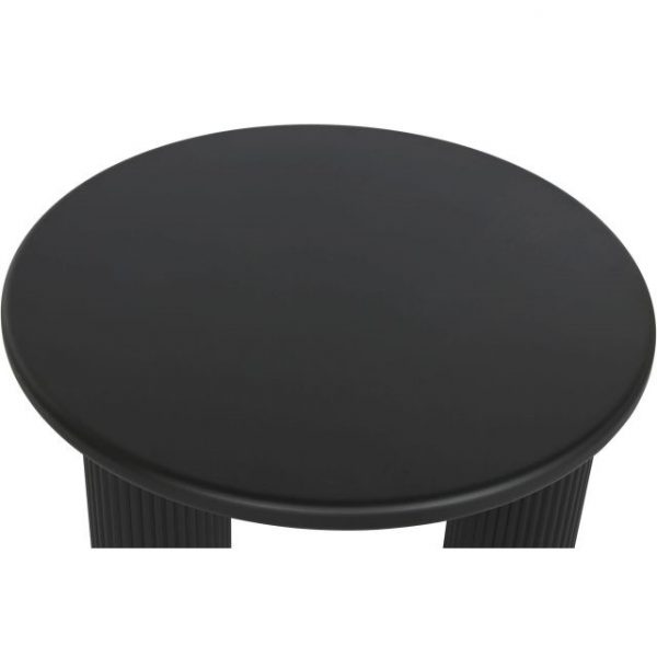 MESITA AUXILIAR METAL 75X75X40 NEGRO - Imagen 3