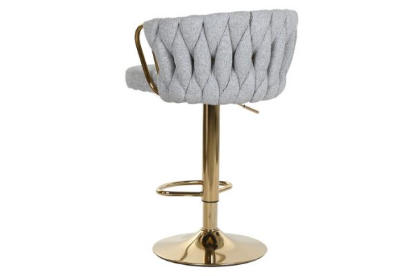 TABURETE POLIESTER METAL 53X55X100 83 TRENZADO - Imagen 3